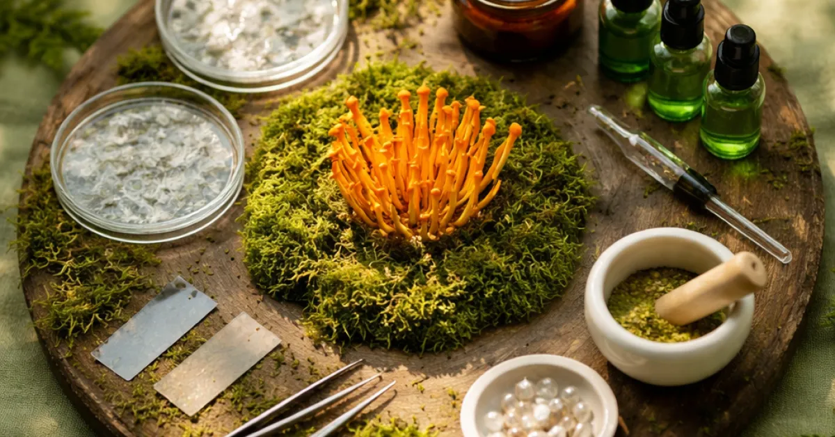 Cordyceps et énergie mentale : ce que dit la recherche sur ce champignon adaptogène